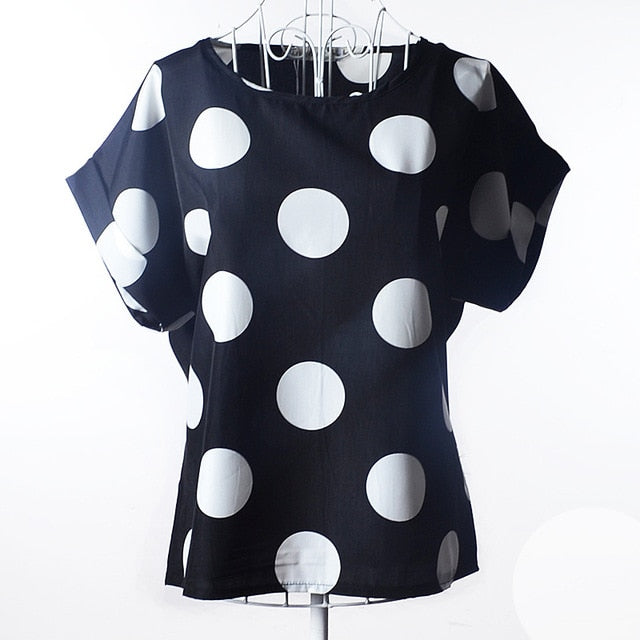 New Spring Summer Casual Women Chiffon Blouses Shirt